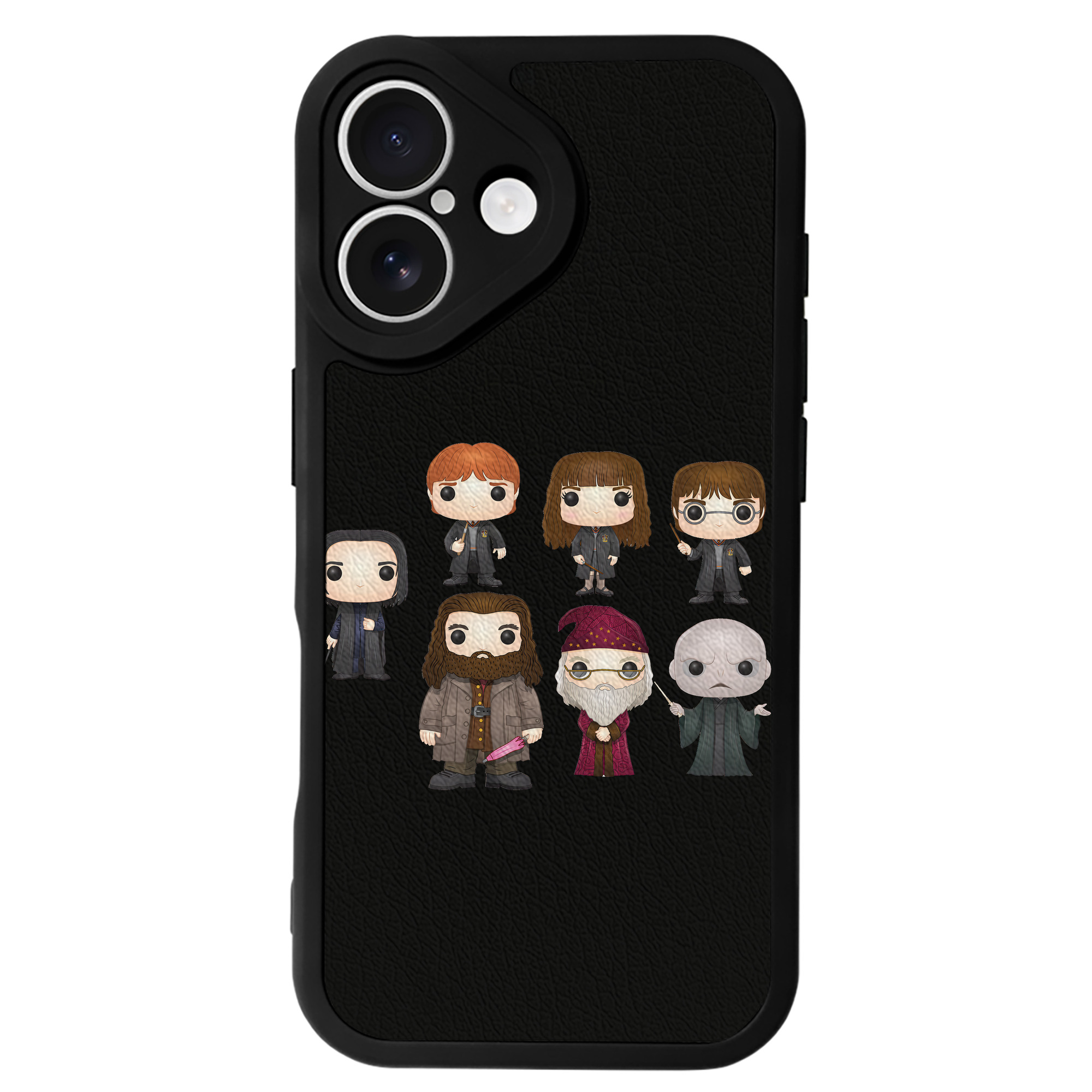 （画像用） Harry Potter ハリー・ポッターシリーズ 【iPhone 16シリーズ対応】シリコンスマホケース（レザー調） 材質：シリコン